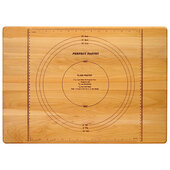  22'' Reversible Perfect Pastry Board, Flat Grain, Oiled Finish, Single Board, 22'' W x 16'' D x 3/4'' Thick