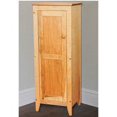  Single Door Jelly Cabinet with Flat Panel Wooden Doors, 17-3/4'' W x 14-1/4'' D x 48'' H