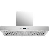  Euro SV218Z 36'' Stainless Steel Wall Mount Range Hood with 6-Speed, LED Lighting 442 CFM, 36'' W x 19-11/16'' D x 42-1/2'' H