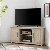  Camden 48'' Wide Corner TV Stand, Frosted Oak, 47-3/4'' W x 20'' D x 22''H