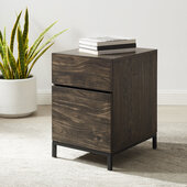  Jacobsen File Cabinet In Brown Ash, 15-3/4'' W x 19-1/2'' D x 23-7/8'' H