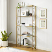  Helena Etagere In Gold, 36-3/8'' W x 12-1/4'' D x 76'' H