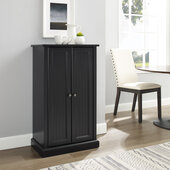  Seaside Accent Cabinet In Distressed Black, 23-1/2'' W x 14'' D x 41-1/4'' H