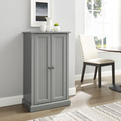  Seaside Accent Cabinet In Distressed Gray, 23-1/2'' W x 14'' D x 41-1/4'' H