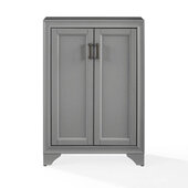  Tara Accent Cabinet in Distressed gray, 23-5/8'' W x 12'' D x 34-1/8'' H