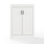  Tara Accent Cabinet in Distressed white, 23-5/8'' W x 12'' D x 34-1/8'' H