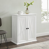  Clifton Stackable Pantry In Distressed White, 30'' W x 15-3/4'' D x 36'' H