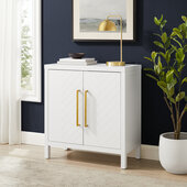  Darcy Accent Cabinet In White, 30-1/4'' W x 14-1/2'' D x 32-1/4'' H