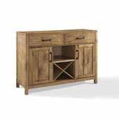 Crosley Roots Buffet in Natural, 52''W x 18''D x 36''H