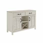  Roots Sideboard In Whitewash, 52'' W x 18'' D x 36'' H