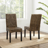  Edgewater 2Pc Dining Chair Set - 2 Chairs In Seagrass, 18-3/4'' W x 24'' D x 37-3/8'' H