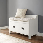  Fremont Entryway Bench in Distressed White