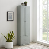  Harper Convertible Pantry Closet In Gray, 22'' W x 12-1/2'' D x 74'' H