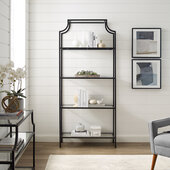  Aimee Etagere In Oil Rubbed Bronze, 36'' W x 12'' D x 80'' H