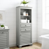  Lydia Tall Cabinet In Gray, 23-1/2'' W x 11-5/8'' D x 60-1/8'' H