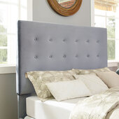  Reston Upholstered King/Cal King Headboard In Shale, 81'' W x 4'' D x 58'' H