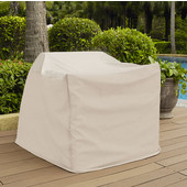  Outdoor Chair Furniture Cover, 36-1/2''W x 33''D x 30''H, White Finish