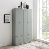  Harper 2Pc Entryway Set - 2 Pantry Closets In Gray, 44'' W x 12-1/2'' D x 74'' H