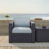  Biscayne Armchair with Mist Cushions
