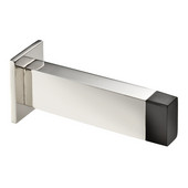  Vision Collection Stainless Steel Rectangle Wall Door Stop in Satin Finish