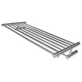 Cool Line Satin Stainless Steel Towel Shelf with Towel Bar