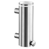  Crystal Steel Collection Stainless Steel Bathroom Wall Mounted Soap/Lotion Dispenser in Satin Finish