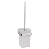  Penthouse Collection Stainless Steel Bathroom Wall Mounted Toilet Brush/Holder in Polished Finish
