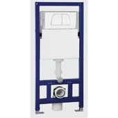  Concealed Dual Flush In-Wall Tank and Carrier for Wall-Mounted Toilets, 46-1/2'' W x 19-9/10'' D x 5-1/2'' H