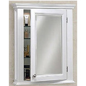 Empire Newport Collection White Framed Surface Mount Medicine Cabinet 25.8'' W x 7.1'' D x 30'' H