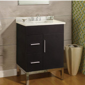  Daytona 24'' Vanity for 2522 Stone Countertops with Multiple Finishes, Sink and Frame & Hardware Option