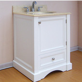 Empire Newport Collection White Bathroom Vanity 24''W