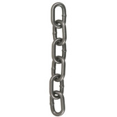  Décor Link Chain, Hammered Steel, per 12'' length