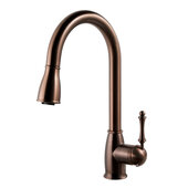  Camden Pull Down Kitchen Faucet in Oil Rubbed Bronze, Faucet Height: 15-13/16'' H, Spout Reach: 8-9/16'' D, Spout Height: 7-13/16'' H