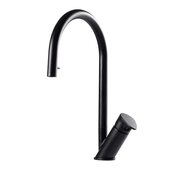  Oni Single-Handle Pull Down Kitchen Faucet In Matte Black, Spout Height: 8-3/8'', Spout Reach: 8-11/16'' 

