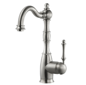  Regal Traditional Kitchen Faucet in Brushed Nickel, Faucet Height: 12-5/16'' H, Spout Reach: 7'' D, Spout Height: 8-5/8'' H