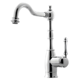  Regal Traditional Kitchen Faucet in Polished Chrome, Faucet Height: 12-5/16'' H, Spout Reach: 7'' D, Spout Height: 8-5/8'' H