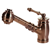  Scepter Pull Out Kitchen Faucet in Antique Copper, Faucet Height: 6-7/8'' H, Spout Reach: 8-11/16'' D, Spout Height: 5-9/16'' H