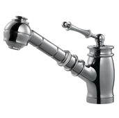  Scepter Pull Out Kitchen Faucet in Polished Chrome, Faucet Height: 6-7/8'' H, Spout Reach: 8-11/16'' D, Spout Height: 5-9/16'' H