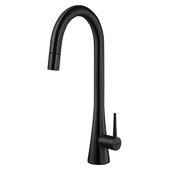  Soma Single-Handle Pull Down Kitchen Faucet In Matte Black, 17-7/8'' W x 11-1/2'' D x 8-1/4'' H