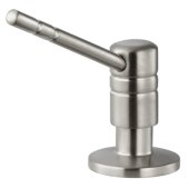 Endura II 360° Swivel Soap Dispenser in Brushed Nickel, Dispenser Height: 2-1/2'' H, Spout Reach: 3-9/16'' D, Spout Height: 3-9/16'' H