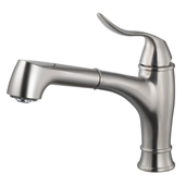  Surge Pull Out Kitchen Faucet in Brushed Nickel, Faucet Height: 10-7/16'' H, Spout Reach: 10-1/8'' D, Spout Height: 6-1/8'' H