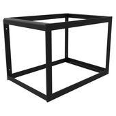  Steel Cube Cabinet, Model B, 17'' W x 12'' D x 12'' H, Black, Carry Capacity: 200 lbs