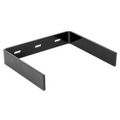  Small Hidden Shelf Support Bracket, Black, 9-3/4''W x 8''D x 1-5/8''H