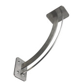  San Juan Floating Counter Top Support Bracket, 11''W x 11''H, Stainless Steel