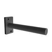  Wall Mounted Floating Mantel Support Rod, CRS Steel, Raw Steel, 1-1/2'' Diameter x 6'' D x 2-1/2'' H