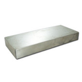  Floating Shelf Kit in Stainless Steel, 24'' W x 10'' D x 3'' H