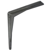  Chevron Low Profile Countertop Support Bracket, Cold Rolled Steel, 10''W x 2''D x 10''H, Normal Order