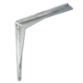  Chevron Low Profile Countertop Support Bracket, Stainless, 10''W x 2''D x 10''H, Normal Order