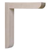  Brookdale Low Profile Wood Corbel, Reinforced, Unfinished Maple, 3'' W x 12'' D x 12'' H, Carry Capacity: 375 lbs