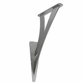  Valencia (Glass top ready) Countertop Support Bracket, Stainless Steel, 11-1/2''W x 20''D